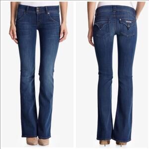 Hudson Signature Boot Back Flap Pocket Jeans